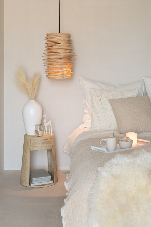 Vase céramique blanc S