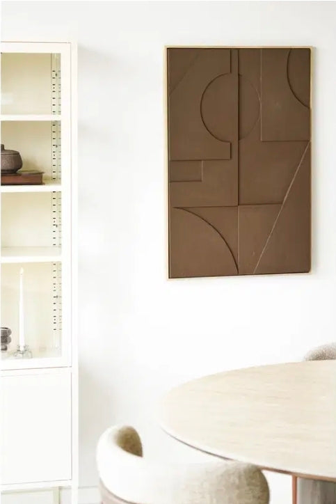 Tableau marron 3D moderne