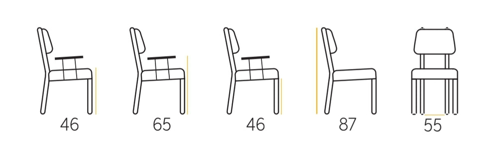 Chaise orlon