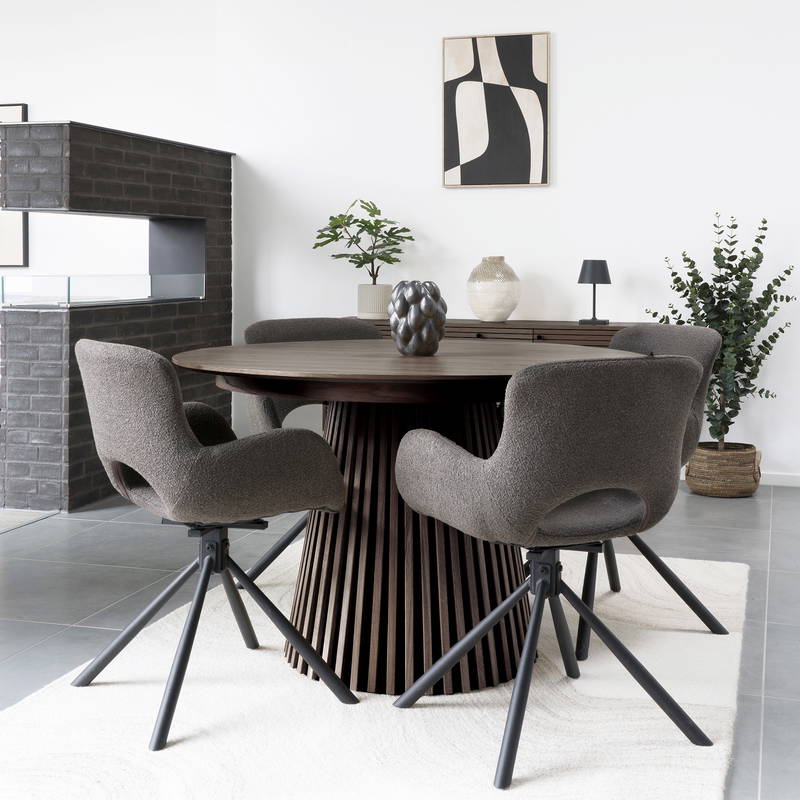 Table extensible ossaka bois noyer