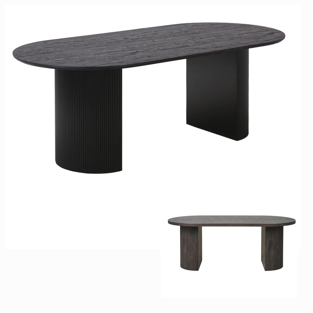 Ensemble Boavista ovale noir