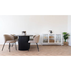 Ensemble Boavista ovale noir