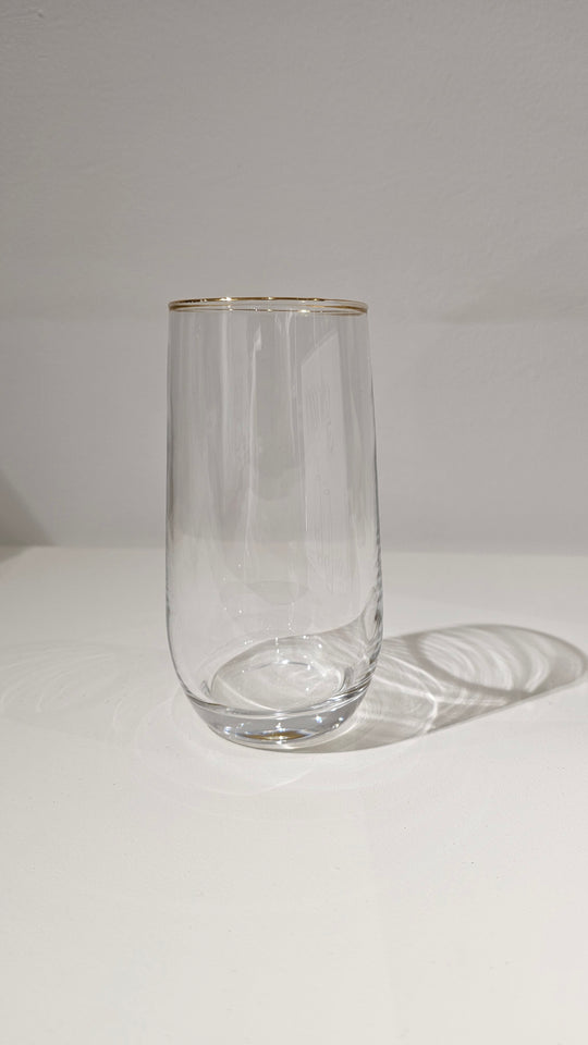 Verre liseré or L