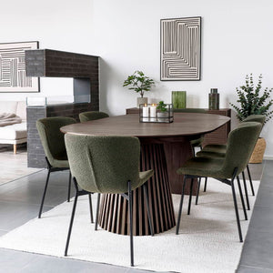 Table extensible ossaka bois noyer