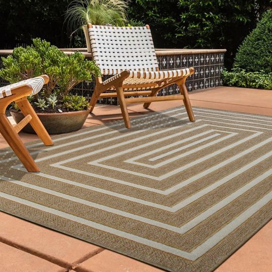 Tapis juta relief