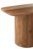 Ensemble de 2 tables d'appoint en bois d'acacia/MDF naturel
