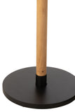 Ensemble de 2 tables d'appoint Ron MDF/Pin naturel noir