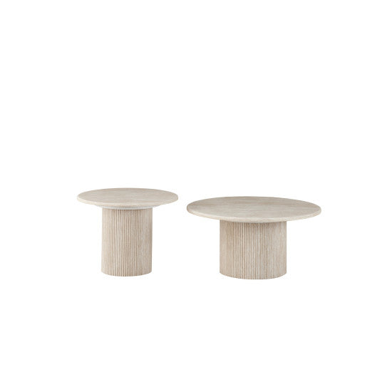 Set table basse ronde