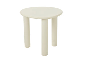 Table d'appoint Bali en MDF/PVC blanc petit