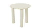 Table d'appoint Bali en MDF/PVC blanc petit