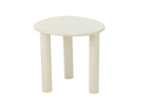 Table d'appoint Bali en MDF/PVC blanc petit