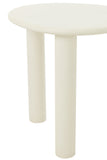 Table d'appoint Bali en MDF/PVC blanc petit
