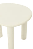 Table d'appoint Bali en MDF/PVC blanc petit