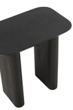 Table d'appoint en placage de bois de sapin fin noir