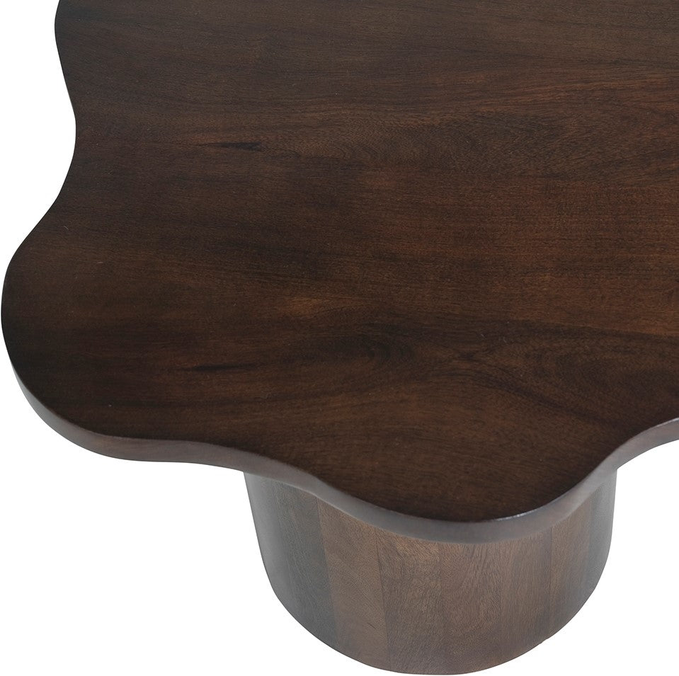 Table d'appoint bois manguier FLEUR