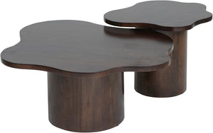 Table d'appoint bois manguier FLEUR