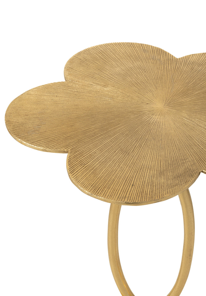 Table d'appoint Tiana en aluminium doré