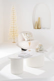 Table basse mabre et bois