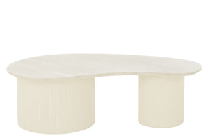 Table basse mabre et bois