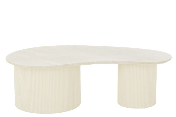 Table basse mabre et bois