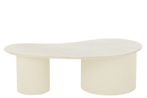 Table basse mabre et bois