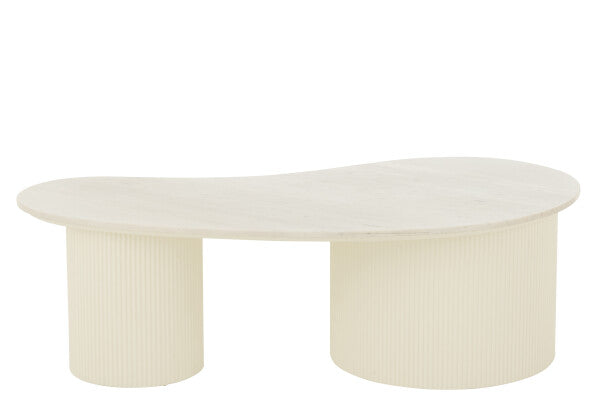Table basse mabre et bois