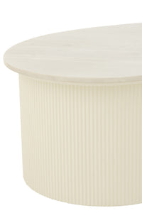 Table basse mabre et bois