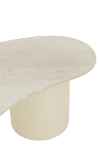 Table basse mabre et bois