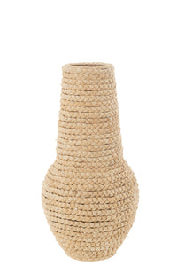 Vase Afro Paille Naturelle